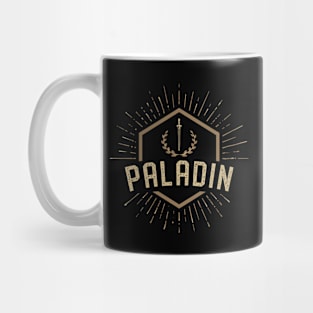 Paladin Character Class Tabletop Roleplaying RPG Gaming Addict Mug